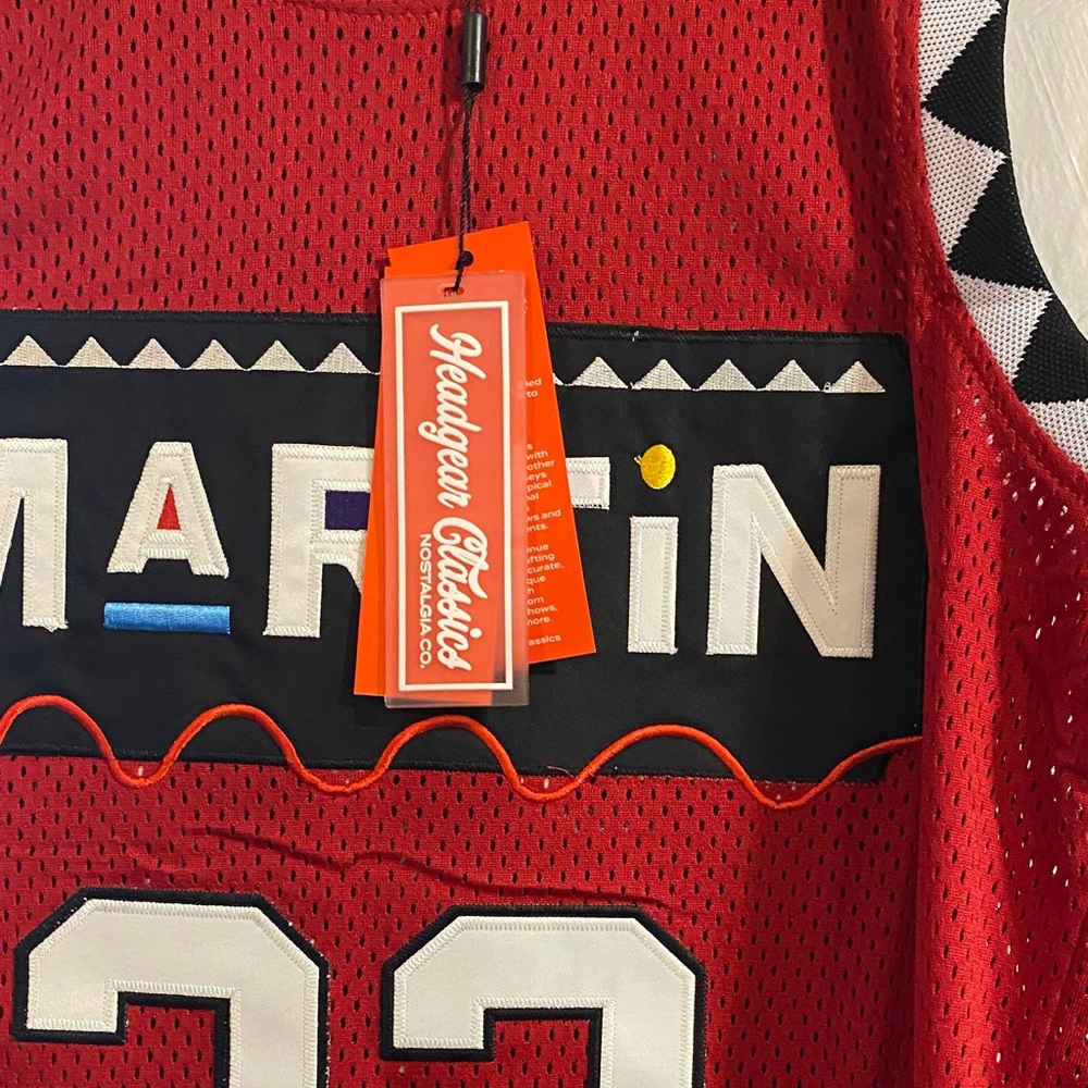 Martin Red Men's Basketball Jersey - Number 23 - Picture 2 of 4